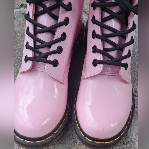 EU 37 Dr Martens 1460 Patent Leather Lace UpBoots - Picture 4 of 7